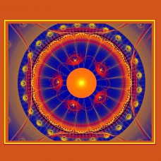FRACTAL ART DESIGN GREETING CARD Mandala 5